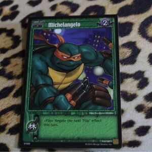 TMNT Michelangelo Trading Card